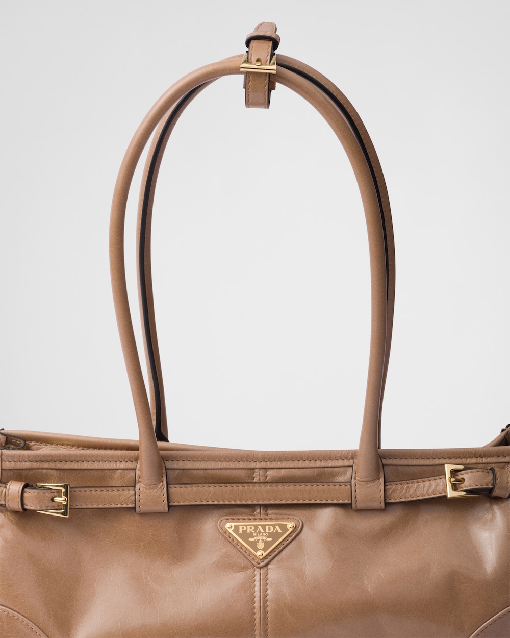 Prada Bonnie Medium Leather Handbag - Image 4